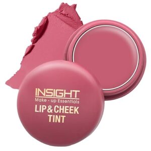 insight lip & cheek tint strawberry summer (3 g) | matte finish | with vitamin e | long lasting, lightweight multipurpose tint for lips & cheeks | smooth application | all skin types