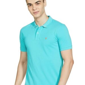 Home allen solly men’s polo t‑shirttop highlights material composition60% cotton patternsolid fit typeregular fit sleeve typehalf sleeve collar styleband collar lengthstandard length country of originindia